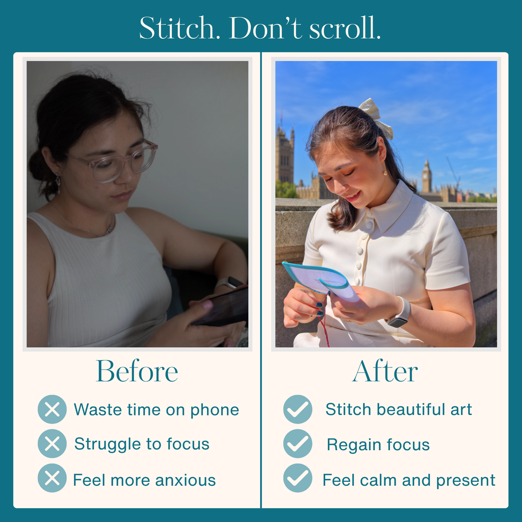Stitch, Don't Scroll - Love Bites Needlepoint Starter Kit