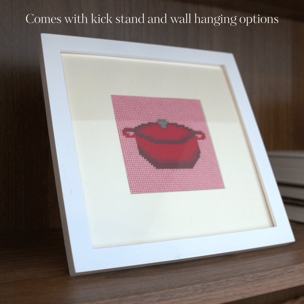 Perfect Fit: Solid Wood Frame White