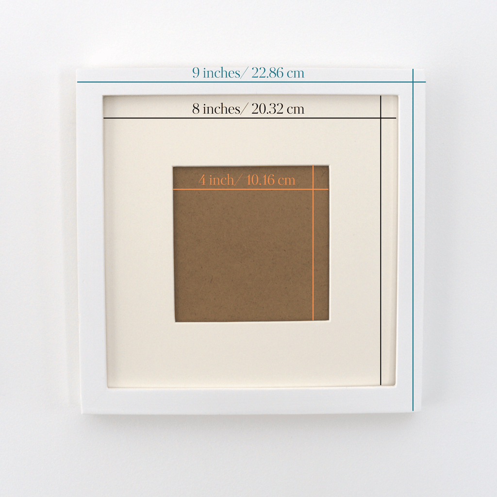 Perfect Fit: Solid Wood Frame White