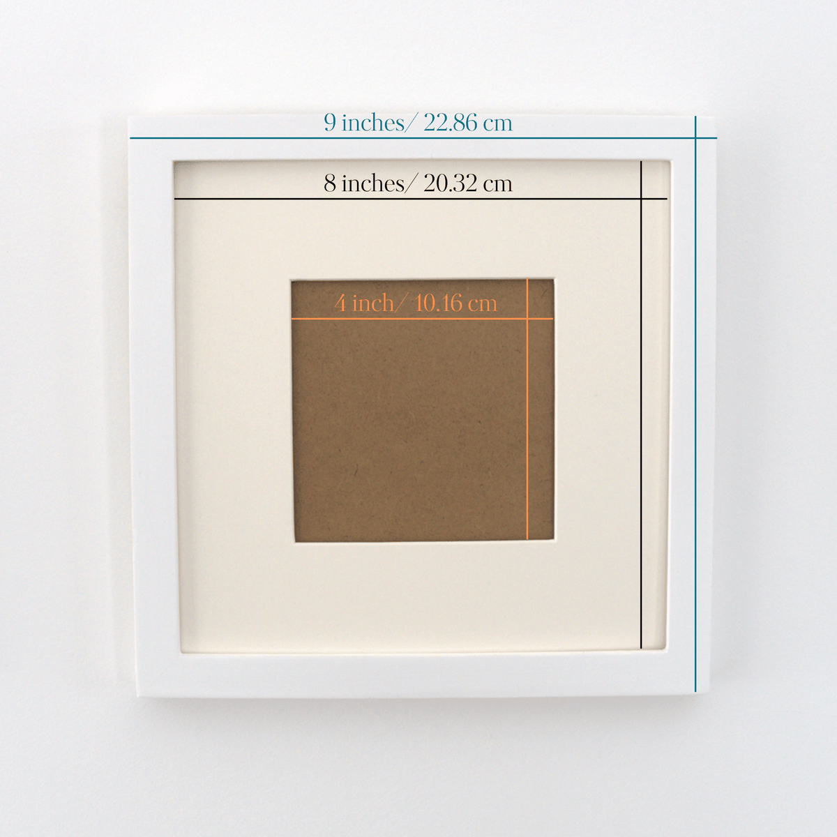 Perfect Fit: Solid Wood Frame White
