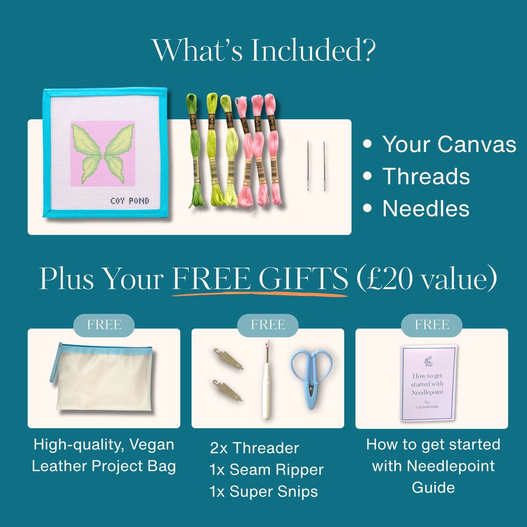 Fairy Wings Needlepoint Starter Kit